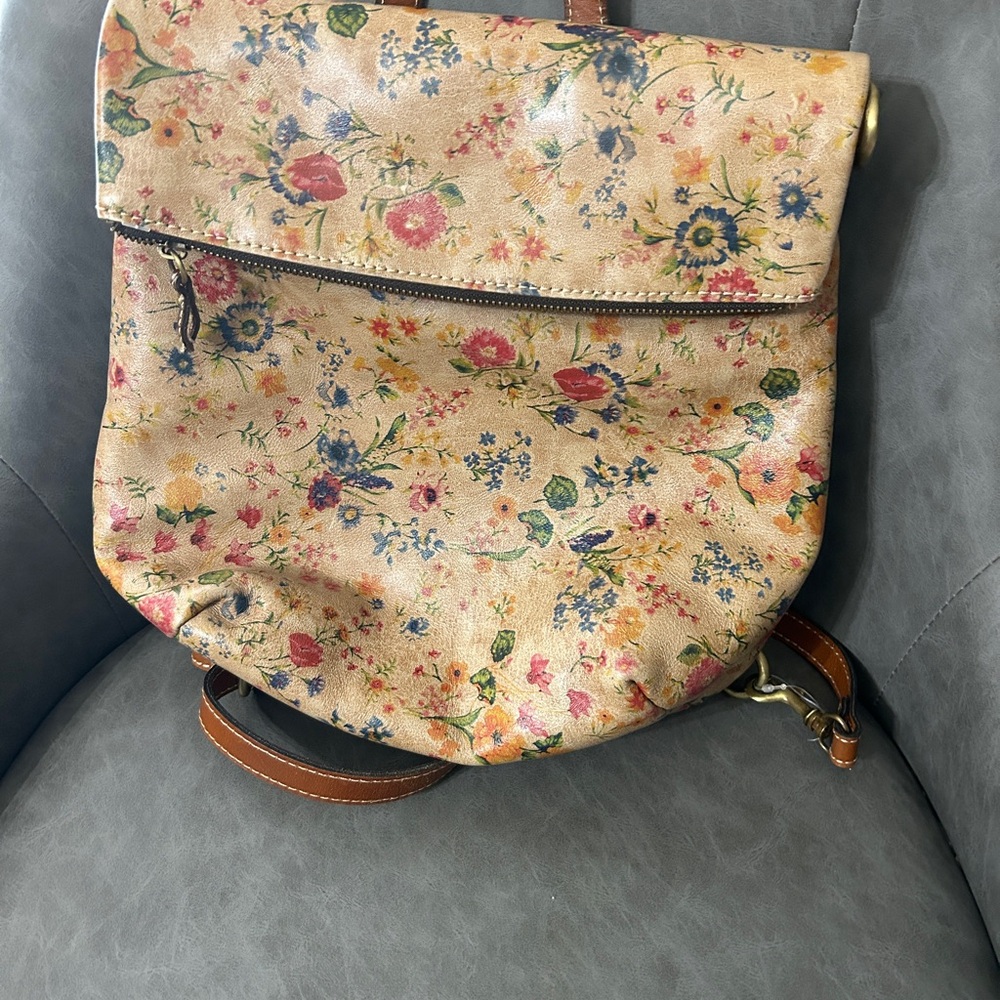 Patricia Nash Prairie Rose Luzille Convertible Backpack crossbody bag NWOT